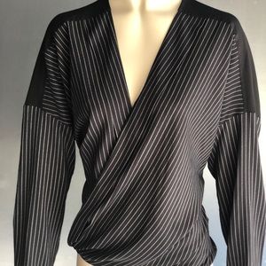 Kenneth Cole pinstripe blouse